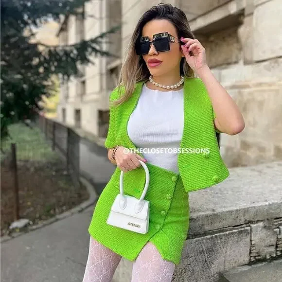 ZARA High-Waisted Mini Skirt NWT - Picture 2 of 15